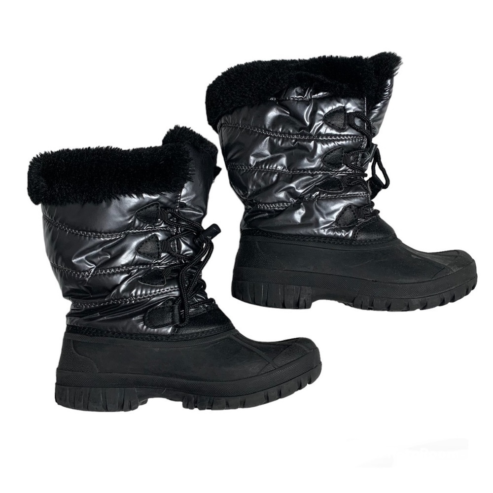 Thinsulate girls size‎ 3 silver winter boots